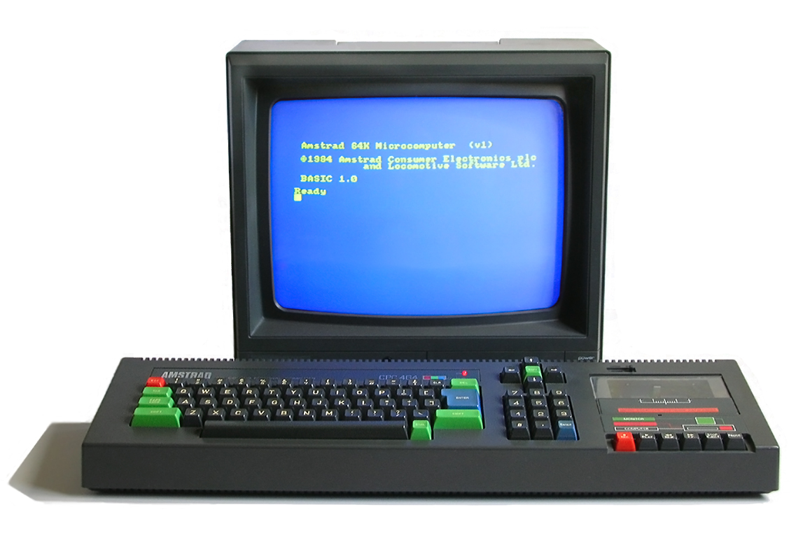 an Amstrad CPC 464 home computer